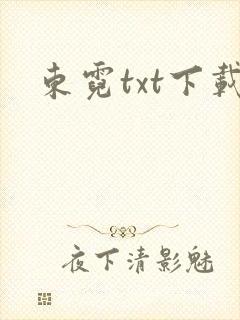 东霓txt下载