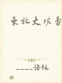 东北大坑番外篇