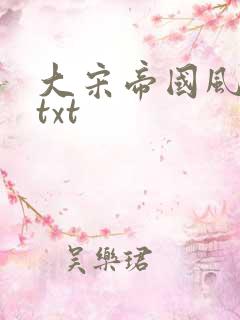 大宋帝国风云录txt