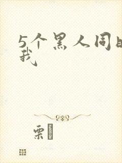 5个黑人同时玩我