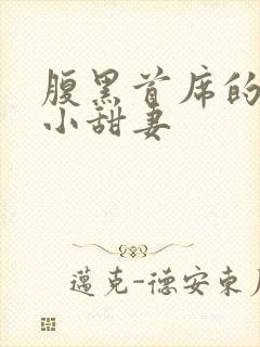 腹黑首席的替身小甜妻