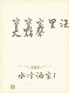 宝宝家里没人叫大点声