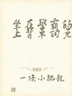 坐在学霸的棍子上背单词免费视频