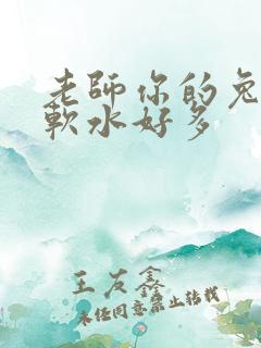 老师你的兔子好软水好多