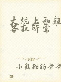 大炕上和亲亲公各取所需