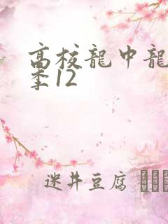 高校龙中龙第二季12