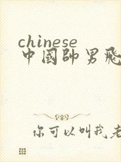 chinese中国帅男飞机