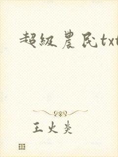 超级农民txt