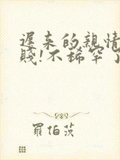 迟来的亲情太轻贱!不稀罕了