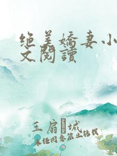 绝美娇妻小说全文阅读