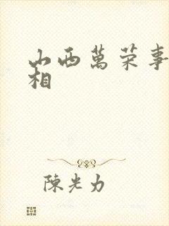 山西万荣事件真相