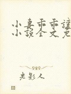 小妻乖乖让我宠小说全文免费阅读