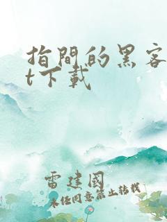 指间的黑客txt下载