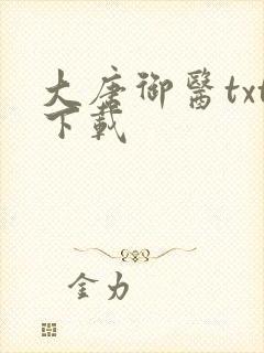 大唐御医txt下载