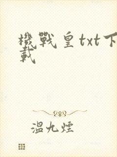 机战皇txt下载