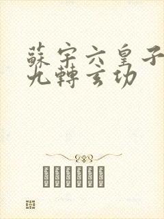 苏宇六皇子签到九转玄功