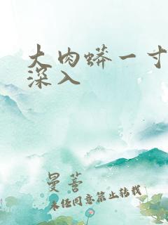 大肉蟒一寸寸地深入