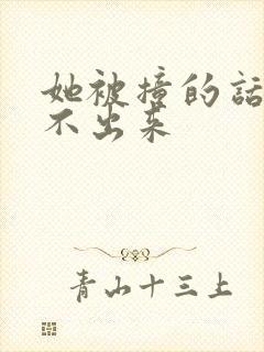 她被撞的话都说不出来