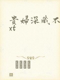 贵妇深藏不露txt