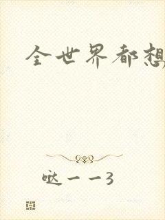 全世界都想宠我