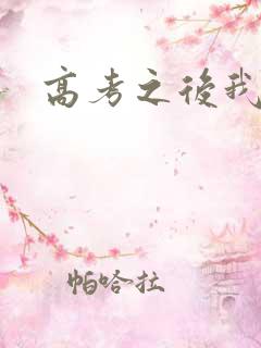 高考之后我等你