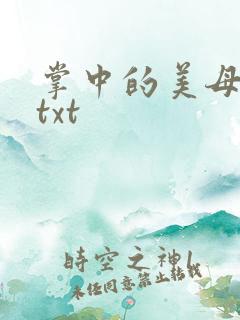 掌中的美母版主txt