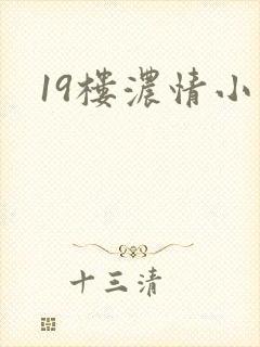 19楼浓情小说