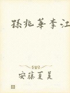 孙兆华李江小说