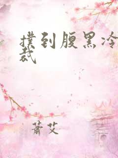 扑到腹黑冷面总裁