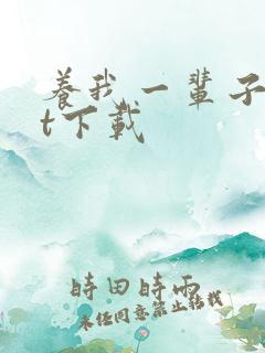 养我一辈子txt下载