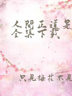 人间正道是沧桑全集下载