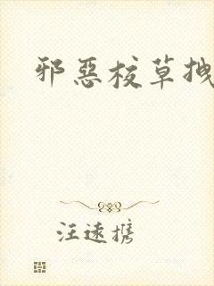 邪恶校草拽校花