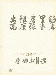 出租房里的交互高康张睿篇