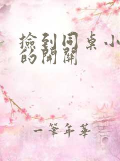 捡到同桌小玩具的开关