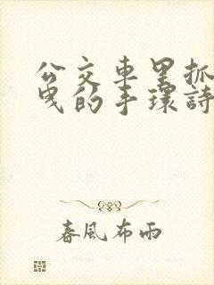 公交车里抓着摇曳的手环诗情