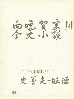 向晚贺寒川免费全文小说