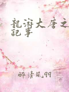 龙游大唐之贞元记事