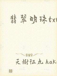 翡翠明珠txt