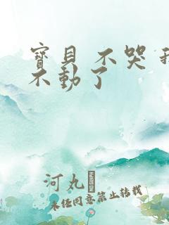 宝贝 不哭 我不动了