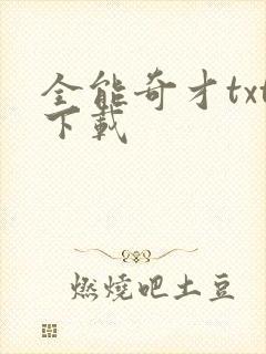 全能奇才txt下载