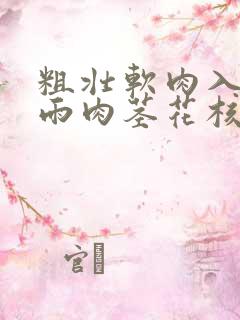 粗壮软肉入户云雨肉茎花核