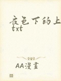 夜色下的上海滩 txt