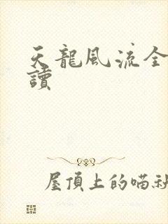 天龙风流全文阅读