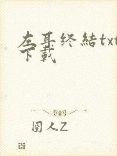 左耳终结txt下载