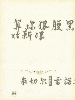 算你狠腹黑男txt新浪