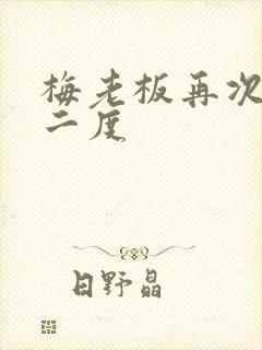 梅老板再次梅开二度