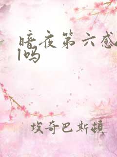 暗夜第六感是bl吗
