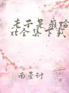 老子是癞蛤蟆txt全集下载