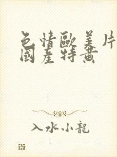 色情欧美片午夜国产特黄