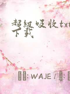 超级吸收txt下载